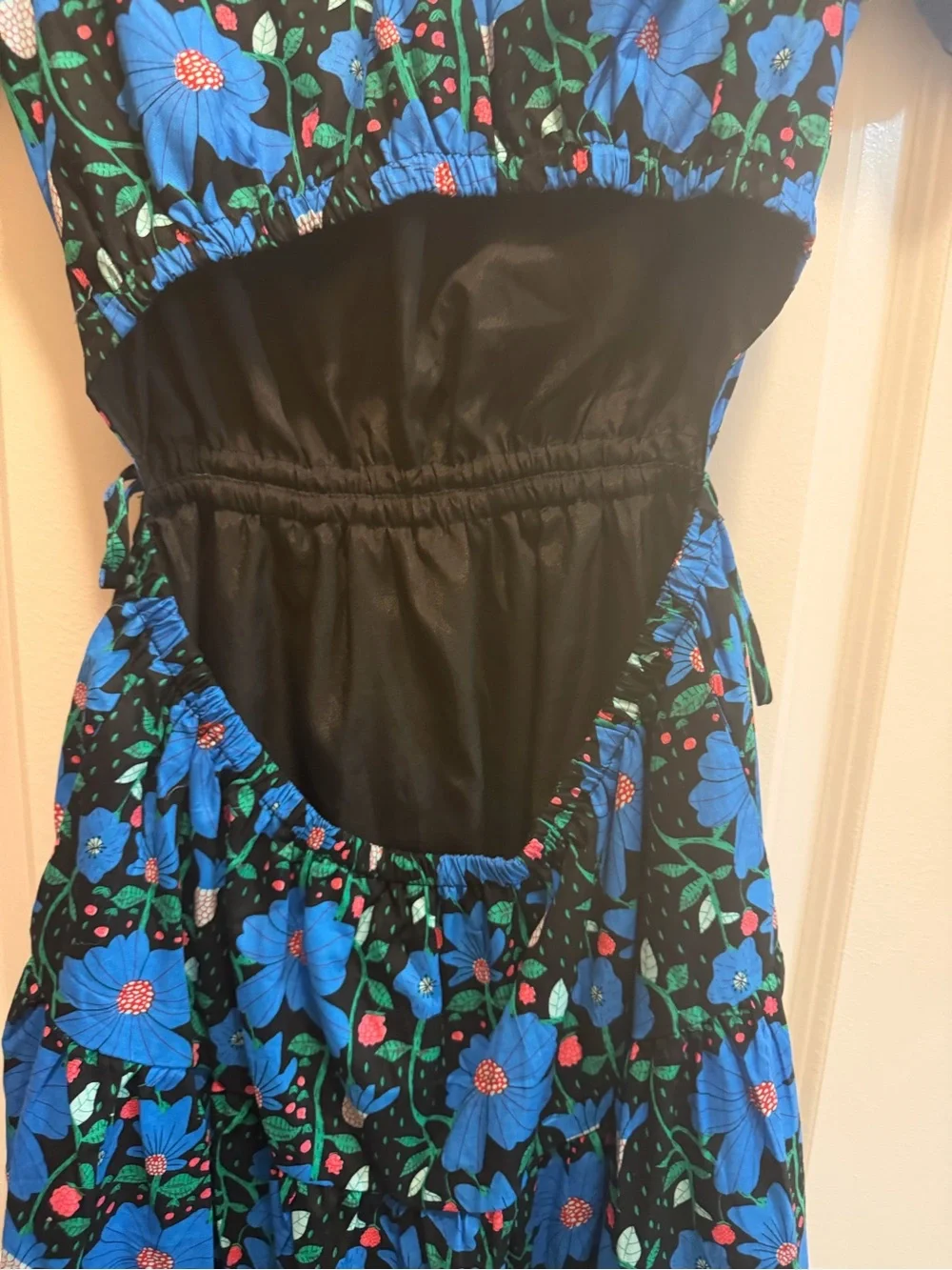 &Merci Blue Floral Short Dress